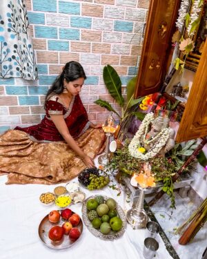 Neha Chowdary Endluri Instagram - Vinayaka chavithi subhakankshalu 🙏😇 #swipe 

#neha_nani #nehachowdary #vinayachavithi #ganeshchaturthi