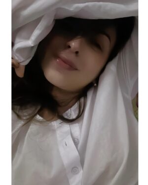 Neha Sargam Instagram - 🤍my favorite fashion statement🫠👻