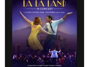 Nia Vardalos Instagram - Tonight is the final night! A perk of living in LA is LA LA LAND in concert with the gentle genius #academyaward winning composer #justinhurwitz and the original recording musicians! Conducted by Justin (in the pic with me whee), they played the score while we watched the film, it was magic. 🪄 ⭐️ Tickets for tonight and many more fabulous upcoming events are by the extraordinary folks at: @stfoodcinema  #notanadjustafan