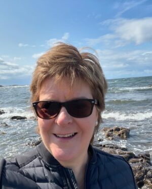 Nicola Sturgeon Instagram - Lovely impromptu visit to one of my favourite places in the world this afternoon - Dunure, where my grandparents lived and I spent a lot of my childhood.