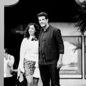 Nisrin Erradi Instagram - نبيل عيوش ونسرين الراضي مباشرة من مهرجان أنغوليم لسينما لفلم @everybody_loves_touda