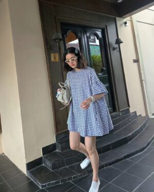 Oranicha Krinchai Instagram - New in: Gingham baby🤪🍒 #FoundsDollDress