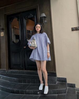 Oranicha Krinchai Instagram - New in: Gingham baby🤪🍒 #FoundsDollDress
