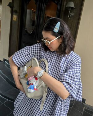 Oranicha Krinchai Instagram - New in: Gingham baby🤪🍒 #FoundsDollDress