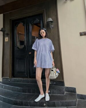 Oranicha Krinchai Instagram - New in: Gingham baby🤪🍒 #FoundsDollDress