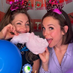 Pascale Hutton Instagram - Happy Birthday to my gorgeous friend! 
Anything life throws our way, we got it- no matter what we look like! 

Love you to bits E 🩷