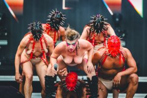 Peaches Instagram - Last week I had an incredible few days collaborating rehearsing and performing with these beautiful talented humans for @offdaysss Berlin/Hamburg.
We are all feeling a lot right now!
This was a moment where we could really express ourselves, our power and connect with an open energized crowd! 
Love all around! Photos by @budti last photo from @bijouxcone Instagram 
Performers
@_natashavergilio 
@federicadauri 
@madkate27 
@proggybla 
@itsjaomoon 
Thx to @_dominic_charles_ @holyhilary @blckcrckr @cyndyvillano @lanebentley
