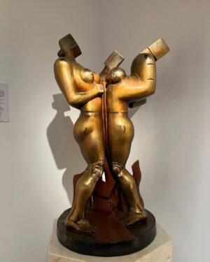 Pelin Batu Instagram - Mykonos sanat galerileri, mavi beyaz ferahlığı ile hayat dolu bir ada💙🤍 (büst Manto Mavrogenus’a ait)