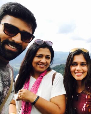 Poornima Bhagyaraj Instagram - My lifeline who sometimes also behaves like my father , advising me.admonishing me, loving me. Happy birthday dearest sonu. Love you to eternity♥️♥️♥️♥️🤗🤗🤗🤗😘😘😘😘