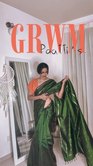 Pradaini Surva Instagram - Fit deets ⬇️
-
Before that a quick reminder 
“ don’t ignore your gut feeling about a situation or a person , that’s your body communicating with you <3 . Listen “ 
-
Aite 
Crop top @freakinsindia 
பாட்டி ‘S  saree @tulsisilks 
Belly chain @kushalsfashionjewellery 
Jhumkaas @priyaasijewelry 
Lip color @bindtbeauty