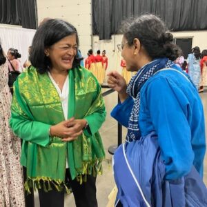 Pramila Jayapal Instagram - It was an honor to celebrate Indian Independence Day in Michigan with the India League of America, along with local elected officials including my friend @repdingell and special guest @thegreatkhali! I celebrate the contributions of Indian Americans and the Indian diaspora across the country and look forward to continuing to work for our democracies to thrive!