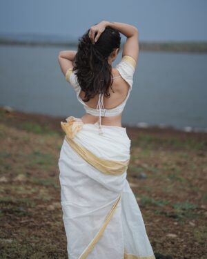 Priyanka KD Instagram - Saree lover ♥️…… 

#saree #sareelove #photoshoot #photooftheday #mumbai #picoftheday #priyankakholgade