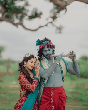 Priyanka M Jain Instagram - हरे कृष्ण हरे कृष्ण कृष्ण कृष्ण हरे हरे,हरे राम हरे राम राम राम हरे हरे🧿🦚 

Designer @sreha_designer_studio 
Captured by @thehashtag_photography 
MUA @praneetha_beautymakeover 
.

.

.

.

.

.

.

#krishna #krishnalove #krishnajanmashtami #janmashtami #janmashtamispecial #radhakrishna #rukmini #wohkisnahai #harekrishna #trend #trending #trendingreels #trendingnow #love #flute #gokul #brindavan #vrundavan #brundavan #gokulashtami #priyanka #priyankajain #priyankamjain #shiv #shiva #shivakumar #shivakumarmarihal #neverendingtales