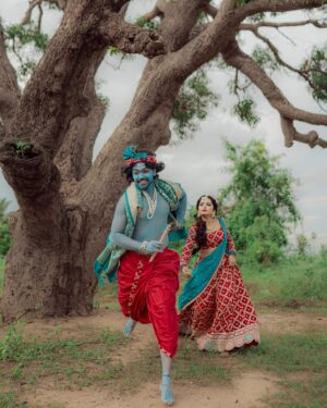 Priyanka M Jain Instagram - हरे कृष्ण हरे कृष्ण कृष्ण कृष्ण हरे हरे,हरे राम हरे राम राम राम हरे हरे🧿🦚 

Designer @sreha_designer_studio 
Captured by @thehashtag_photography 
MUA @praneetha_beautymakeover 
.

.

.

.

.

.

.

#krishna #krishnalove #krishnajanmashtami #janmashtami #janmashtamispecial #radhakrishna #rukmini #wohkisnahai #harekrishna #trend #trending #trendingreels #trendingnow #love #flute #gokul #brindavan #vrundavan #brundavan #gokulashtami #priyanka #priyankajain #priyankamjain #shiv #shiva #shivakumar #shivakumarmarihal #neverendingtales
