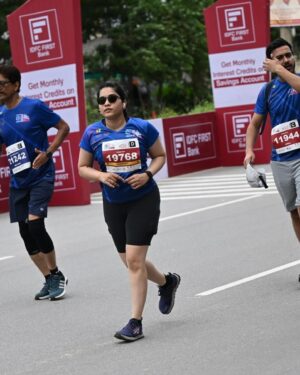 Punarnavi Bhupalam Instagram - I used to run every day when I was 18 not after I was diagnosed with PCOS. 

I’ve learned the hard way that overdoing high-intensity training can throw my cortisol levels and hormones out of whack— which is something I need to be mindful of while managing PCOS. When I trained for my 10k, I did it with intention, respecting my limits and truly listening to my body. 

This time, it wasn’t about showing off; it was about smart training. In the past, I’ve been guilty of ‘ego lifting’—pushing myself to the brink just to prove I was strong. It’s a trap many in the fitness world fall into, but I’ve finally realized that real strength comes from knowing when to push and when to pull back.

Managing PCOS is crucial for my mental health, and this journey has taught me that it’s okay to push boundaries—as long as I do it mindfully. Running has become a way to challenge myself while honouring what my body needs. It’s a reminder that growth happens when we push beyond our comfort zones, but always with respect for our well-being. 
.
.
.
These shades I got from @roka did not budge from my face, not even ones, I love em. 

#nmdchyderabadmarathon