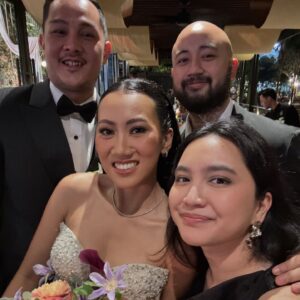 Rachel Amanda Instagram - Celebrating love at @angiergn & @agassirusli ‘s beautiful wedding last night 💕