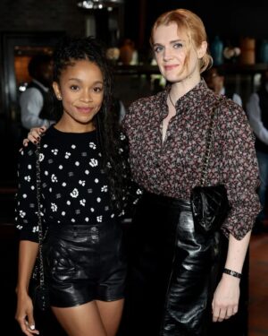 Rachel Hilson Instagram - Fun, inspiring, yummy afternoon. The future of film is in the hands of women and queer people who look hot in @chanelofficial—tell me I’m wrong 😉🫶🏽

@chanelofficial
@welovecoco 
@tribeca
#ChanelinCinema
#ChanelTribeca2024

(& @_____gaylerankin______ is every bit the queen you’d expect!!)