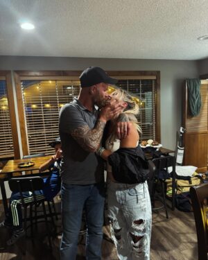 Rachel Van Dyken Instagram - Our 15th wedding anniversary was celebrated miles away. Nate was fighting fires, couldn’t get to me, I had to cancel a signing, and had all the kids while trying to keep the fort down and work. 
Tonight we went out and did a late celebration (a few weeks late) and were so blessed by the sweetest couple.
They had no tables but said hey if you’re cool with it you can sit at the end of their table and we were like, deal. We have no kids and we get a meal. Both of us would have sat on the floor and said thank you 😂 Anyways this couple was also celebrating their anniversary. They’ve been married 66 years. They were so sweet and I kept thinking we should pay their tab. Fast forward to them getting up and letting us know we were in charge of the tip after paying our bill and congratulating us on fifteen years. 
Not gonna lie, it’s been a horrendous year so I promptly burst into tears all over strangers. She reminded me of Grandma Nadine and even the server had to walk away bc she started getting emotional. All in all, a wonderful night. I’m so thankful for genuinely sweet people. They made us promise another fifteen years. We said yes. ❤️