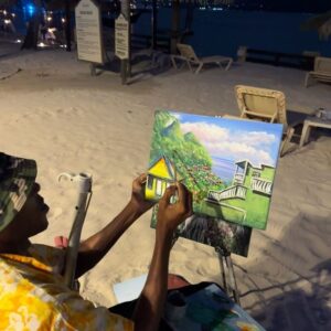 Ravyn Rochelle Instagram - Another day in paradise 🏝️🌊☀️🦀🌸💞🎨