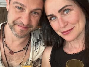 Rena Sofer Instagram - What can I say about the man who married me again after being divorced for 8 years? The man who goes to Drag Con with me and our daughter and my friend and makes sure I get to meet one of my idols? The man who buys me protective eye care so I can watch the eclipse? AND The man who makes saving dogs as much of a priority in life as I do? The man who’s been my best friend for 24 years and who I will spend the next 50 years with? The best Father any mother can ask for? The Best husband and Human? My Ride or Die? I CAN SAY HAPPY BIRTHDAY SANDY!!!! My love and my light! I hope you have the best day and may the next year be a year to make all of our dreams come true! I LOVE YOU! #loml
