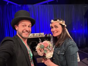 Rena Sofer Instagram - What can I say about the man who married me again after being divorced for 8 years? The man who goes to Drag Con with me and our daughter and my friend and makes sure I get to meet one of my idols? The man who buys me protective eye care so I can watch the eclipse? AND The man who makes saving dogs as much of a priority in life as I do? The man who’s been my best friend for 24 years and who I will spend the next 50 years with? The best Father any mother can ask for? The Best husband and Human? My Ride or Die? I CAN SAY HAPPY BIRTHDAY SANDY!!!! My love and my light! I hope you have the best day and may the next year be a year to make all of our dreams come true! I LOVE YOU! #loml
