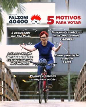 Renata Falzoni Instagram - Bom domingo! 

Ajude a espalhar esta ideia: marque aqui uma pessoa que precisa conhecer a nossa candidatura. 

Todas as nossas propostas estão no site da campanha (o link está na bio).

Mais que uma campanha,
somos um Movimento

#falzonivereadora
#falzoni40400
#movimentofalzoni
#nagarupadafalzoni