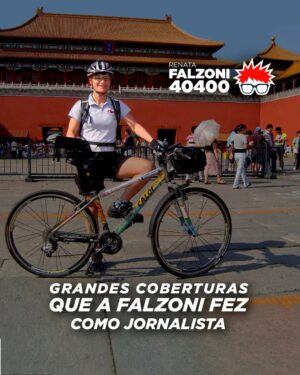 Renata Falzoni Instagram - Com uma câmera na mão e outra no guidão tive o privilégio de cobrir grandes eventos esportivos, desde Copas do Mundo até os X Games. São experiências incríveis e inesquecíveis. 

Em todas essas ocasiões a bicicleta estava comigo, dando agilidade e me fazendo chegar antes aos fatos. 

Qual dessas coberturas você acompanhou?

#falzonivereadora 
#falzoni40400 
#movimentofalzoni 
#nagarupadafalzoni