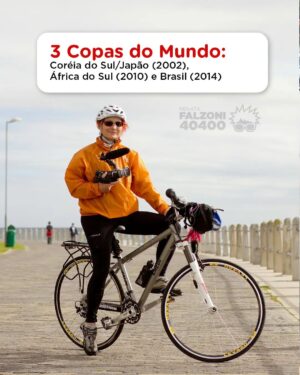 Renata Falzoni Instagram - Com uma câmera na mão e outra no guidão tive o privilégio de cobrir grandes eventos esportivos, desde Copas do Mundo até os X Games. São experiências incríveis e inesquecíveis. 

Em todas essas ocasiões a bicicleta estava comigo, dando agilidade e me fazendo chegar antes aos fatos. 

Qual dessas coberturas você acompanhou?

#falzonivereadora 
#falzoni40400 
#movimentofalzoni 
#nagarupadafalzoni