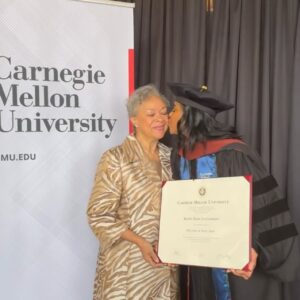 Renée Elise Goldsberry Instagram - Can you please help me wish my mom a happy birthday! 🥳

At EIGHT WON YEARS YOUNG, she’s more radiant than ever! Her faith is her strength and she inspires me to trust The Lord’s guidance. We’re beyond grateful for her and can’t wait to celebrate another amazing year. Happy birthday, Mom! We all love you! ♥️