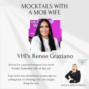 Renee Graziano Instagram - ✨ Big news! Thrilled to announce a special Instagram Live event with the fabulous @reneegraziano from VH1! 💫 

Join us on Sunday, September 29th at 3 PM EST as we chat about how ‘Sober is the New Sexy,’ whip up some fun mocktails, and inspire our community to live mindfully and I can’t wait to hear about the @thecrysisqueenpodcast 

We’ll also be joined by special guest @jenngraziano , creator of Mob Wives and the brilliant mind behind her newest podcast @straightenedoutpodcast -which I can’t wait to dive into! It’s a family affair! 

💬 Got any questions or topics you’d like us to cover? Send them our way! Let’s come together and celebrate what truly matters—community, connection, and good times. 

#MindfulLiving #SoberIsSexy #ZeroProofFun #wedorecover