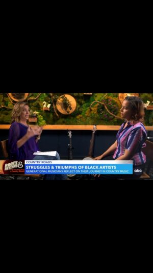 Rhiannon Giddens Instagram - Here’s a glimpse of my recent interview on @abcgma3 where I spoke with @kyraphillips to discuss the history of Black artists in country music. Watch the full segment at the link in bio!