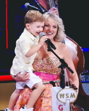 Rhonda Vincent Instagram - Happy 3rd Birthday Titus!! Can’t believe Titus is three! Memaw loves you so much, and I love to see your love for music and the Grand Ole Opry. Have fun at your party, and Memaw will see you soon. Happy Birthday sweet boy!!!
