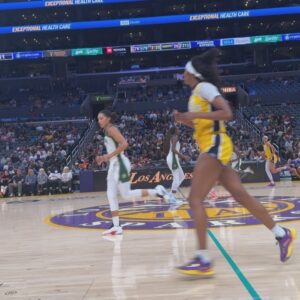 Robin Thede Instagram - Had so much fun catching the @la_sparks in action with @dauniedaune and @msjwilly 🏀⛹🏾‍♀️❤️