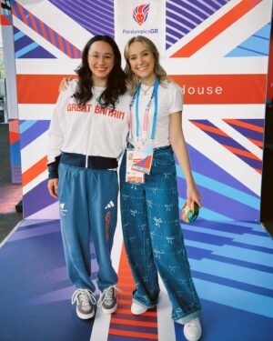 Rose Ayling-Ellis Instagram - Paralympics 2024 in Paris have come to an end. It has been brilliant, and I loved co-presenting with Batman 🦇 @clarebalding. What she does behind the scenes is insane, and as a nation, we are so lucky to have her on our screens. 
@elliesimmonds is such a sweetheart. Her knowledge is so impressive, and she always shares it with such elegance. 
I always felt comfortable and safe sitting alongside them, which is so important because I definitely did something that was out of my comfort zone. 
I couldn’t have done this without my interpreter team - Rebecca, Tobi, and Kirsty “my earpieces lady”. I couldn’t do my job if they didn’t do what they did. 
Thank you to @channel4 @wearewhispertv @angustvman for providing the tools to show that deaf people can do live TV. I hope this is not the end, and we will continue seeing more deaf people breaking the barriers of what is possible. Inclusivity is everyday life, not once every four years. That is what the Paralympics have always stood for. 
Now I’m going to wrap myself in a duvet, watch movies,  sleep and eat crisps. I’m dead now 😂