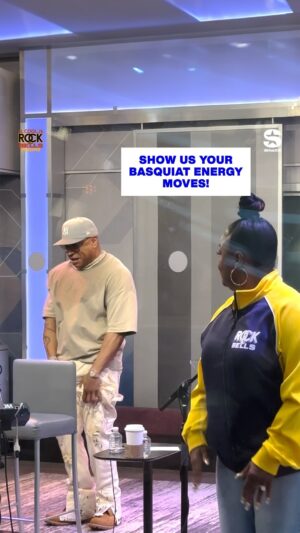 Roxanne Shanté Instagram - Roxanne and LL givin’ that Basquiat Energy in the SiriusXM Fishbowl! Hear the entire track-by-track album special of THE FORCE hosted by Roxanne Shante at the link in bio.