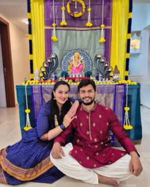Sai Lokur Instagram - Ganpati Bappa Moryaa 🙏😅

#ganpatibappamorya