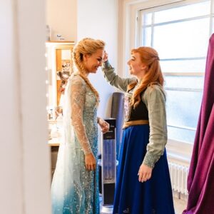 Samantha Barks Instagram - Today is the day, our final day in Arendelle. I am in full denial and I think I will be until we take our final bow so I don’t have all the words I want to say but for now I want to say some thank yous. It feels strange to call it a job as it has been so much more than that so I will say this is the most magical experience and I am so grateful for everyone along the way! I want to thank everyone who has come to watch us and for your lovely messages and love for the show (I LOVE seeing the sea of blue sequins that is all the little Elsa dresses in the audience 🥰). To our amazing crew, wigs, wardrobe, front of house, sound department, stage management, orchestra and all the casts over the 3 years each one of you is magic and it has been such a pleasure to work with you in bringing this magical show to life every night! To my Sister @lauradawkes_ you are a machine and a powerhouse and I couldn’t feel luckier to be up on that stage with you as we take our final bow❄️💙 @danny_with_a_camera 📸