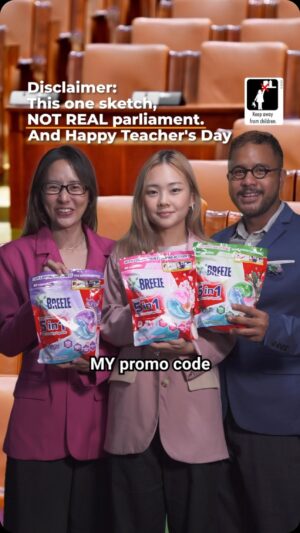 Samantha Tan Instagram - PROMO CODE IN VIDEO IS FAKE. Real one is this ‘UNIL5IN1’, we gotchu.

Teachers, we understand your challenges, and because we appreciate your noble work, let us support you with Breeze 5-in-1 Power Laundry Capsules.

You can purchase them from the Unilever Official Store on Shopee, using the promo code—from today till 30 September. Supermarkets are also offering a 1-for-1 discount* just for you and your ✨ challenges✨

Instructions: Ya’ll need to go to ‘My vouchers’ page and key in the promo code under ‘input promo code’

*On selected dates in September.

#Breeze5in1 #BreezeCapsules #BreezeSG