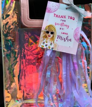 Sanah Kapur Instagram - We got truely “Bejeweled” as my Mishu turned 8 in true Swiftie fashion! 🥳🎶 Here’s to a hella “August” day and to memories That will be remembered “All To Well” ❤️ 

[Taylor Swift, Family, birthday party, sparkles, glitter]