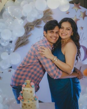 Sanaya Irani Instagram - Love and only love for you two @dhamidrashti @khemkaniraj ❤️❤️.Congratualtions Babies, I am so excited for both of you as you embark on this incredible journey of parenthood. May your days be filled with joy, laughter, and the sweetest moments. Wishing you all the love and happiness as you prepare to welcome your beautiful baby into the world. You’re going to be amazing parents and your little one is going to be the luckiest baby. I cannot wait to be the FAVOURITE MASI and thank you both for the sweetest belated Birthday gift. Love you guys 😘😘❤️❤️.
