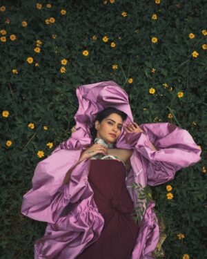 Sangeetha Bhat Instagram - A Day Dream ✨
•
•
Concept & Styling @nikithakrofficial 
Muse @sangeetha_bhat 
MUA @makeup_by_nethraraajesh 
Outfit @elarniofficial 
Photographer @summi_bharadwaj 
.
#dreamy #protrait #sony #photography#igreach#bluehues #pinks#colours#nature#fashionphotography #instagood #bangalorephotography #greens #ig #portrait #photo #igers #model #vogue #vogueindia