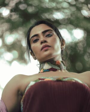 Sangeetha Bhat Instagram - A Day Dream ✨
•
•
Concept & Styling @nikithakrofficial 
Muse @sangeetha_bhat 
MUA @makeup_by_nethraraajesh 
Outfit @elarniofficial 
Photographer @summi_bharadwaj 
.
#dreamy #protrait #sony #photography#igreach#bluehues #pinks#colours#nature#fashionphotography #instagood #bangalorephotography #greens #ig #portrait #photo #igers #model #vogue #vogueindia