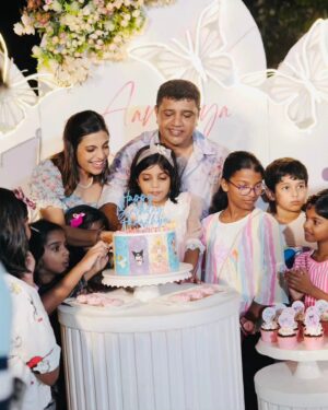 Santhi Mayadevi Instagram - Happy 8th Birthday,  our Aarumani😘😘😘🎉🎉🎊🌈🍭🎂🍿🍧🍦 @Aaradhyareshikapournami!

Today, we celebrate not just the day you were born but the wonderful person you’ve become. You are our lucky charm and the light of our lives. Your kindness, compassion, and wisdom are truly remarkable. You amaze us with your self-reliance and the way you embrace every challenge with such grace.

To us, you’re more than just our daughter—you’re our best friend, our guide, and our inspiration. Watching you grow and adapt, seeing the world through your eyes, has been the greatest joy of our lives.

On this special day, we want you to know how deeply loved and cherished you are. May your life always be filled with happiness and wonder. We are so proud of you, and we look forward to watching you continue to shine.

With all our love, 
Acha &Amma😘🫶❤️🩶
