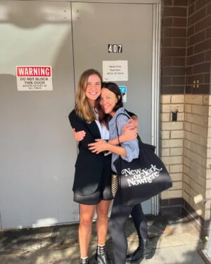 Sara Canning Instagram - Here I am a little while back with a wonderful actor after seeing her off-Broadway debut with @vernalandseretheatre’s Hurricane Season. Here I am a very proud friend. @misstto 
(Tickets available for the three shows left!)