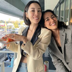Sara Jane Ho Instagram - Settling into pied-a-terre life in LA with the fam @sandrineholt @adrianneho