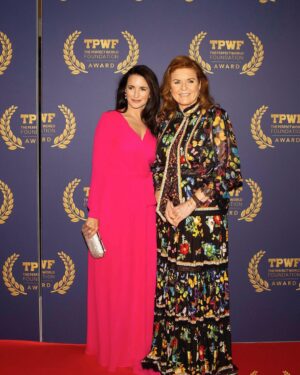 Sarah Ferguson Instagram - As a long-time ambassador to @tpw_foundation, I am so excited and honoured to be here today in Gothenburg to present The Perfect World Foundation Award. It is inspiring to look back over the years at all these awards have captured – hard work and determination to preserve our planet, its climate and its environments, championed by some truly extraordinary people. Thank you Sir David Attenborough, Dr. Jane Goodall, and HSH Prince Albert II of Monaco, Kristin Davis and many more. @tpwf_award