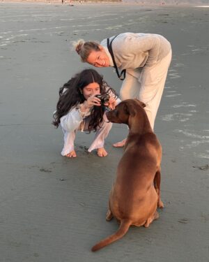 Sarah McLachlan Instagram - Life at the moment.. surf, dogs, and sunsets. Feeling very lucky❤️ XoS