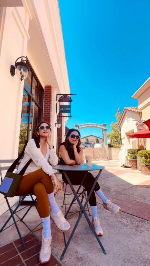 Shaina Magdayao Instagram - ❤️Our time together was too short but so sweet ❤️ 

This day with my little sister @shaina_magdayao was filled with lots of walking, shopping, dining & drinking in my favorite @losgatostown ❤️

☕️Started off the day with good coffee/tea @bluebottle because we knew this was going be a whole day affair.

After a quick stroll, we had brunch  at the newly opened @gardenialosgatos. The new interior - including the bathroom  was exquisite! Definitely a bathroom selfie is highly recommended.

Did you know that there is a winery near downtown LG? A 5-minute drive from town would take you to @testarossawinery where you could sip a glass of wine (or 2) while enjoying the serene vibe! 

After wine tasting, we headed back into town and perused through the quaint shops. If you have not visited LG in a while, you will be surprised to see that most shops have reopened, and there are new ones that are worth checking out. 

Dinner and drinks @epernaybistro because she loves a good champagne!

And after a day out, a night cap in my backyard to end the day! 

❤️ @splusjlabel for our comfy athleisure & @organizedchicas for 🛄 ❤️

#losgatos #funday