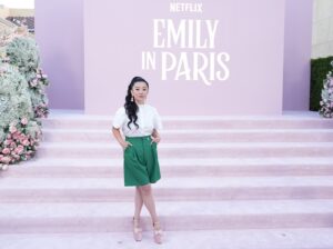 Sherry Cola Instagram - i love my @ashleyparklady 💗🇫🇷 thank you @emilyinparis @netflix for a perfectly chic night!