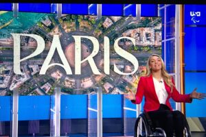 Sophie Morgan Instagram - And so it begins…..the 2024 Paris Paralympics has begun and so too has my role as host. The first wheelchair user to do…so proud to be here at NBC! Let’s go! 

Btw Mallory Weggemann (@malloryweggemann) is also a wheelchair user and she made history hosting The Olympics this summer too! 

Female wheelies represent!! 

*athleticism!